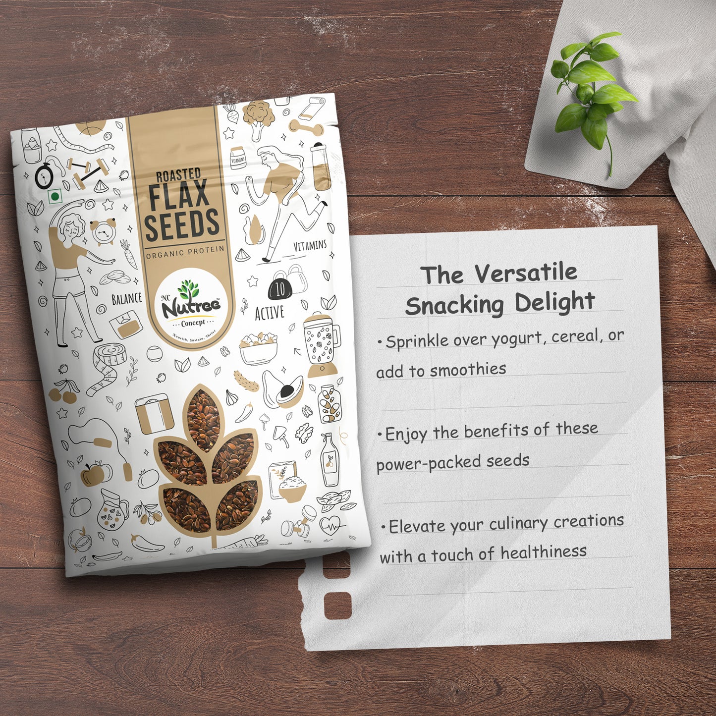 Roasted Flax Seeds - Nutrient Powerhouse for Wellness