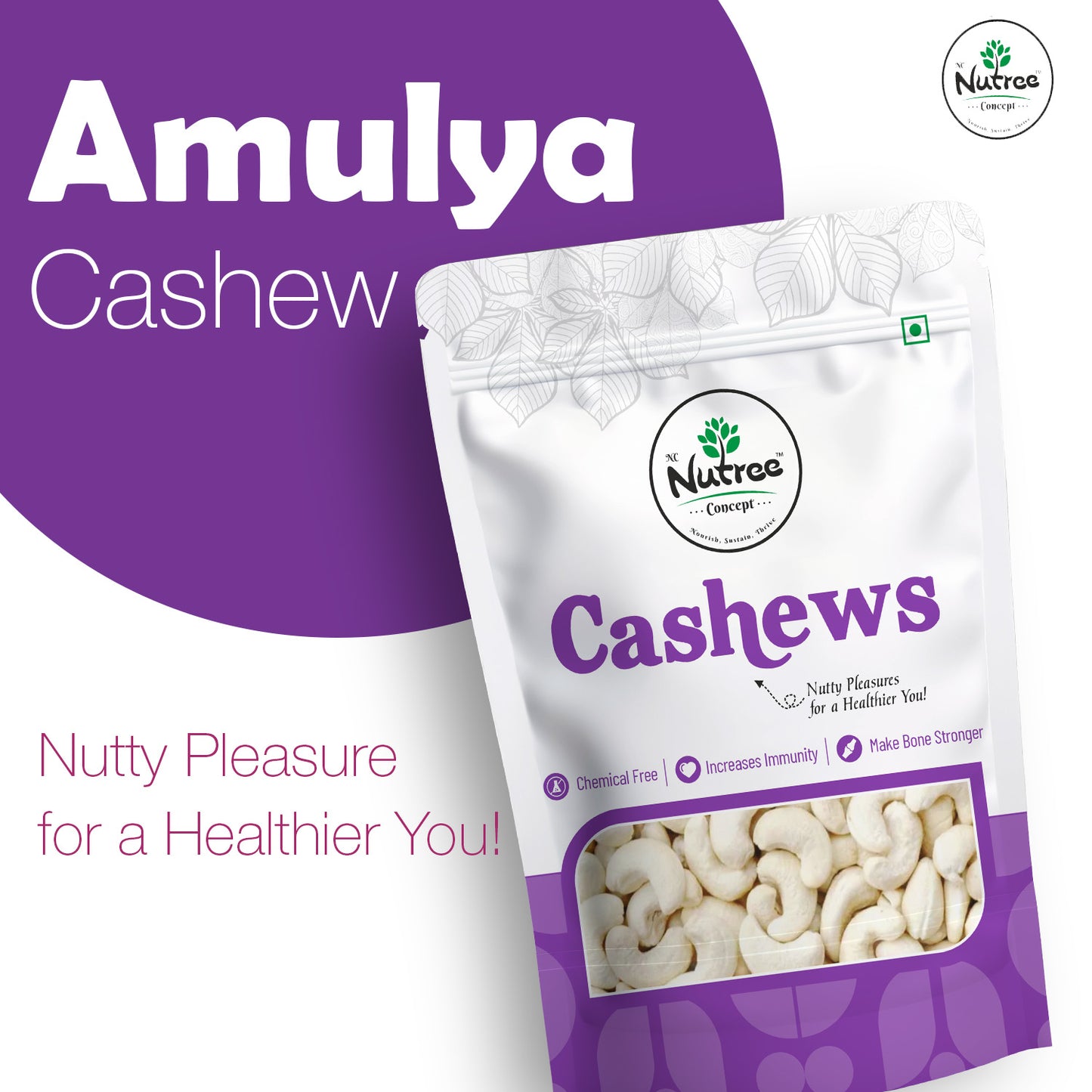 Nutree Cashews W320 - Creamy Goodness