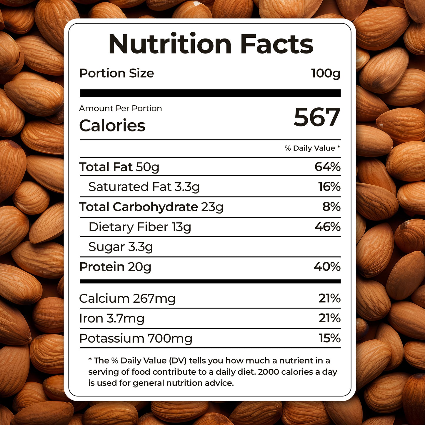 California JUMBO Almonds