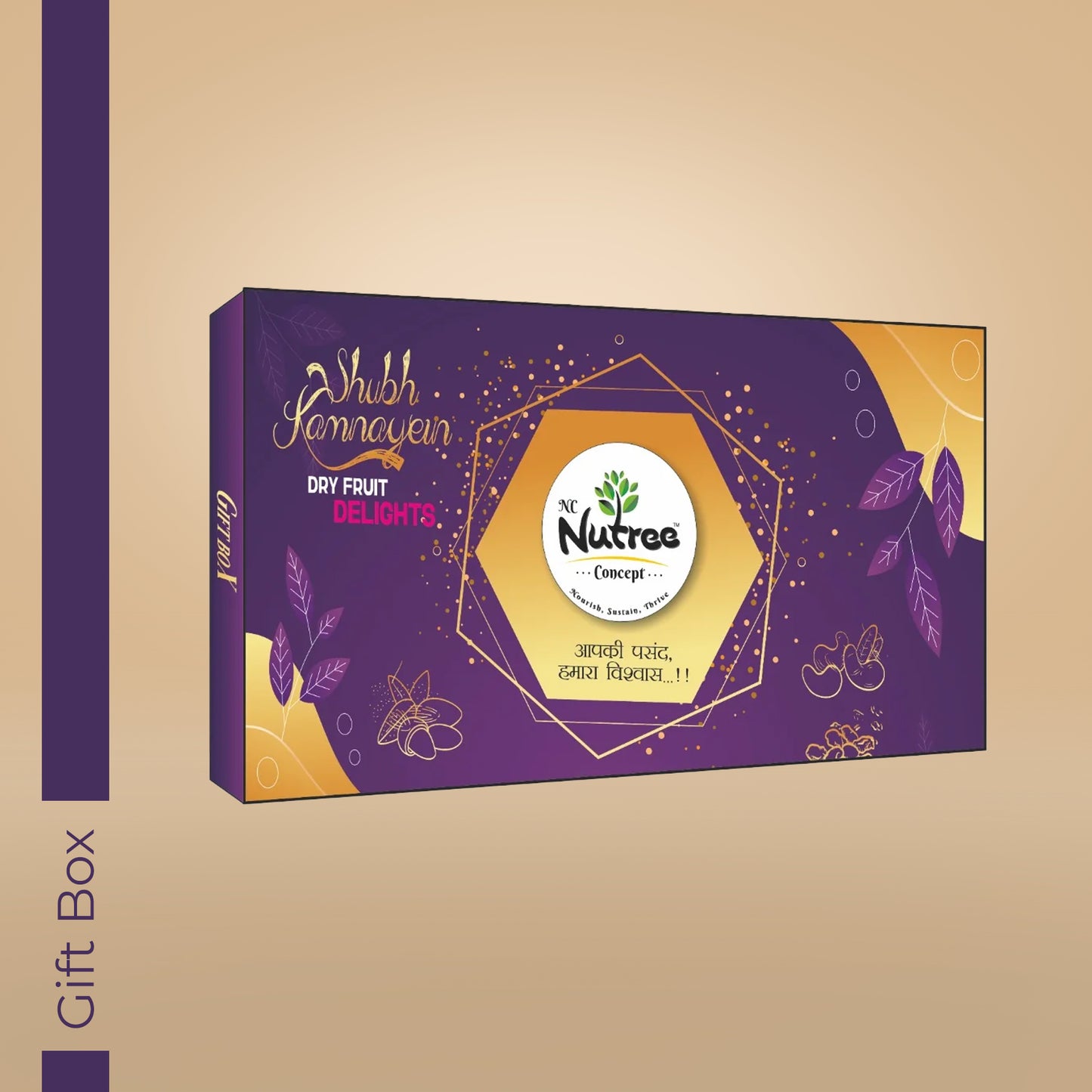 Premium Nut Gift Box 300g - A Gourmet Symphony of Nature's Best!