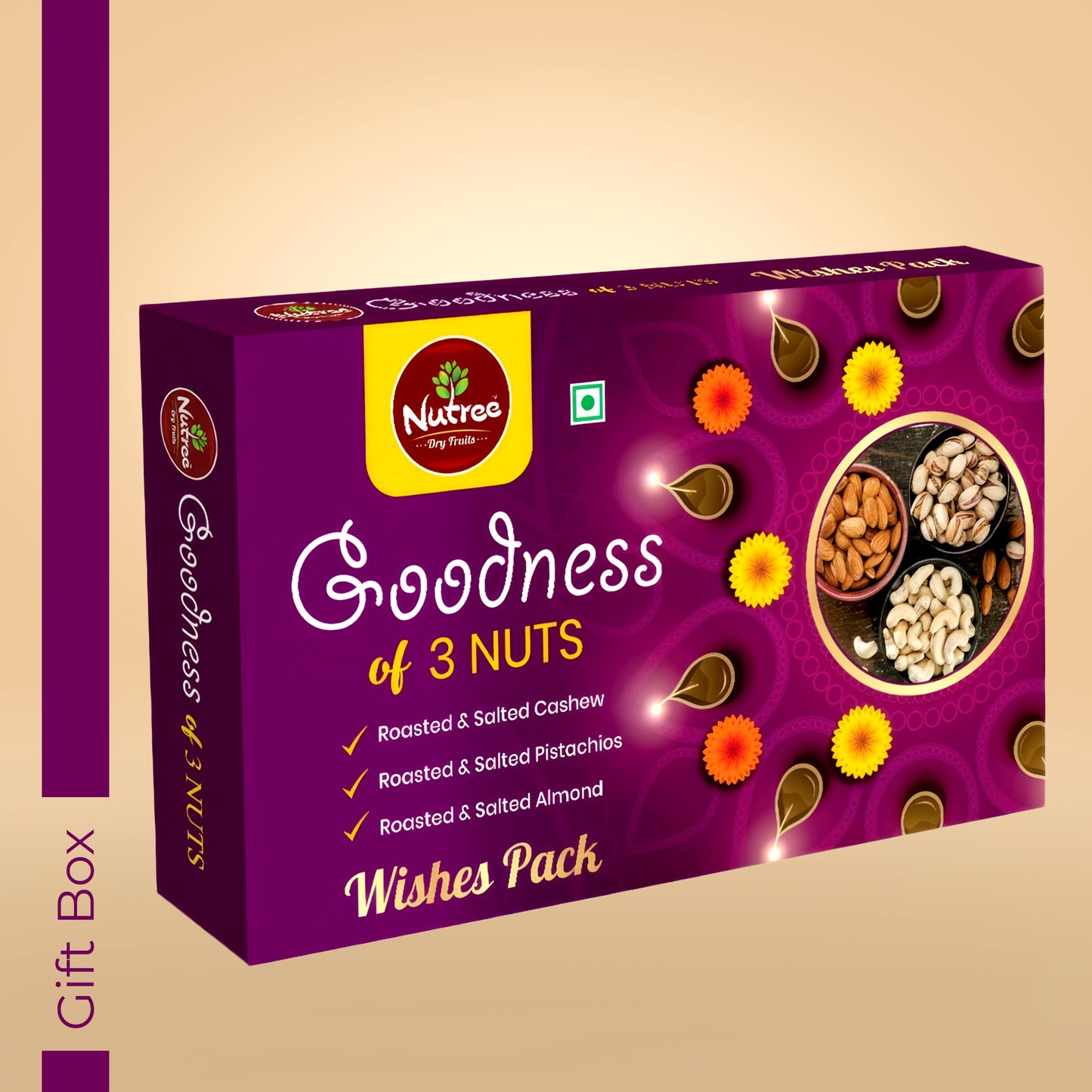 Luxury Nut Melange Gift Box 750g - An Elegant Fusion of Gourmet Flavors