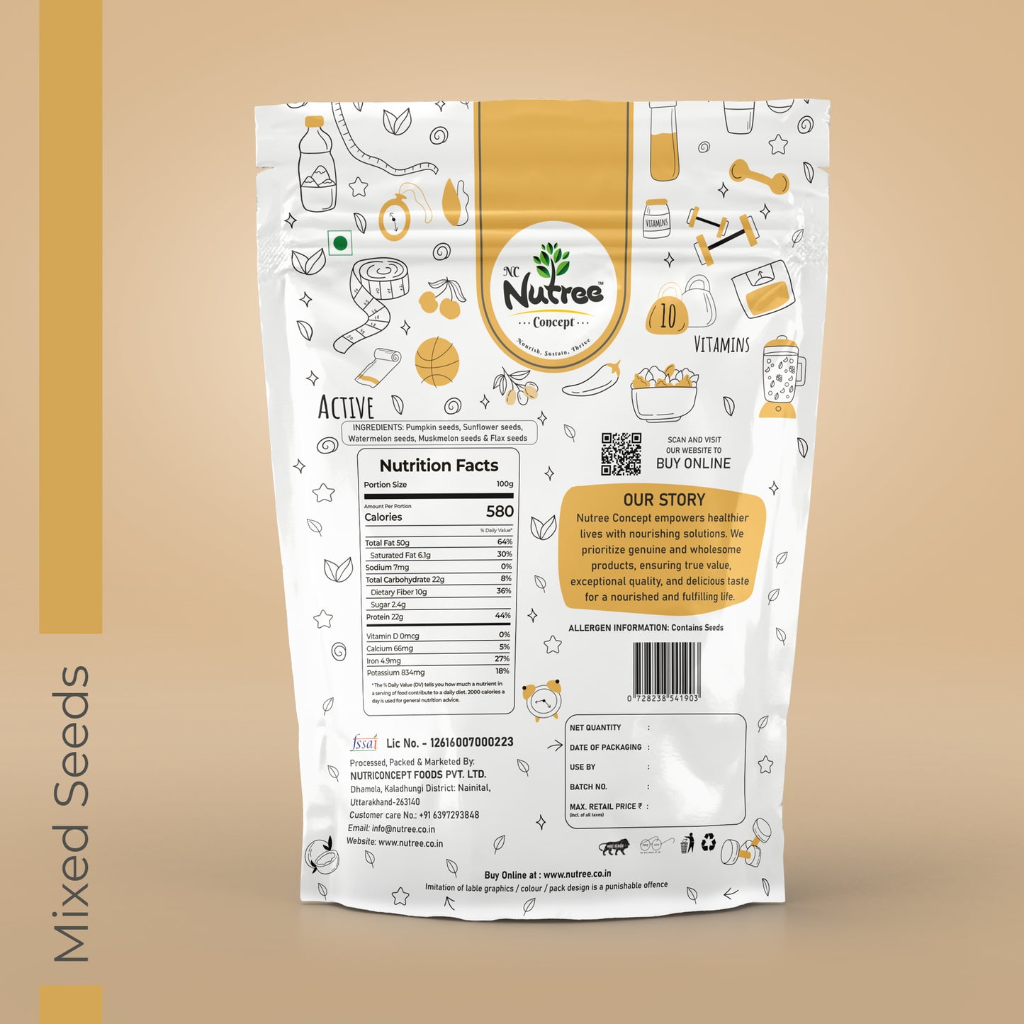 Mixed Seeds - Fuel Your Day with Nature's Goodness