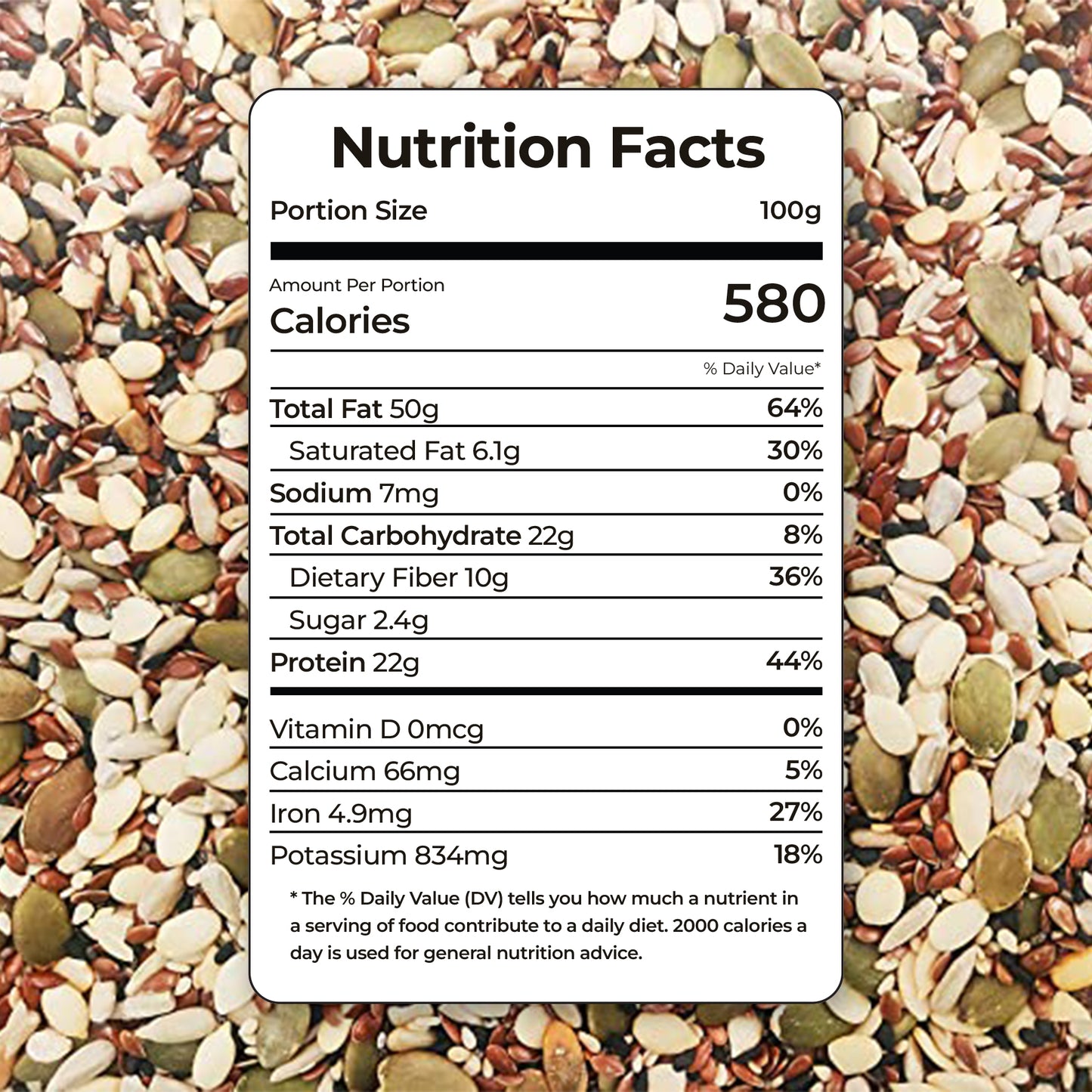 Mixed Seeds - Fuel Your Day with Nature's Goodness