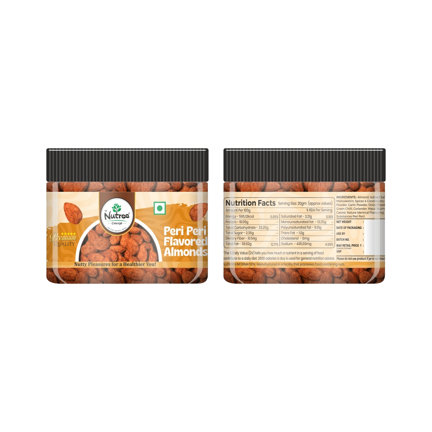Peri Peri Flavored Almonds