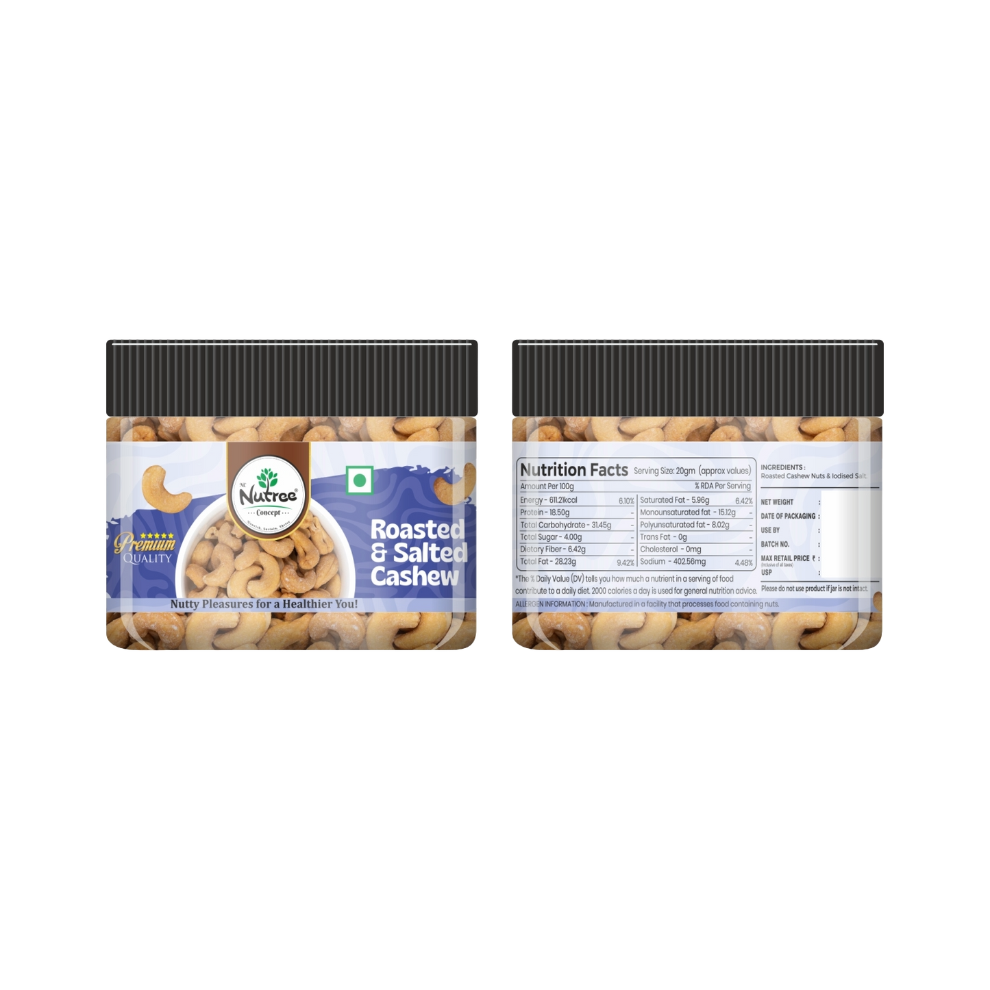 Crispy Roasted & Salted Cashews