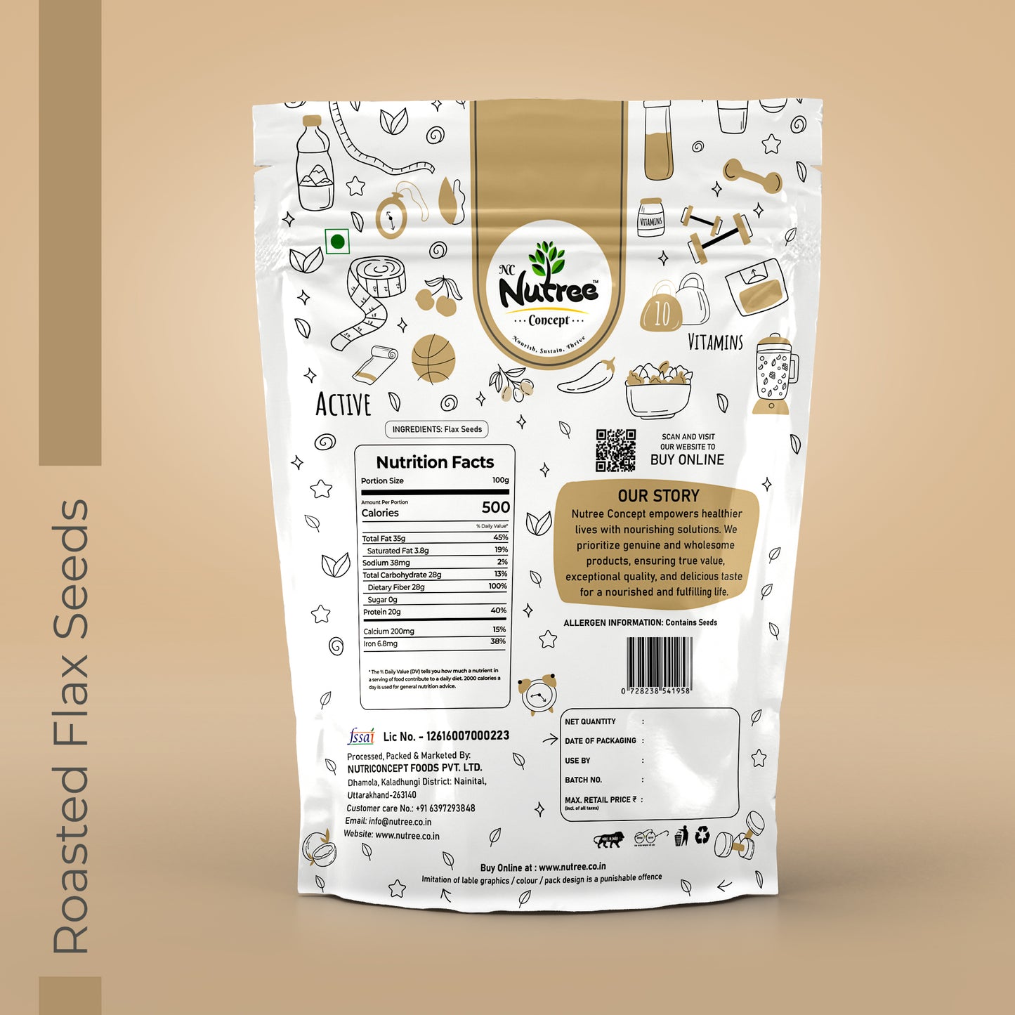 Roasted Flax Seeds - Nutrient Powerhouse for Wellness