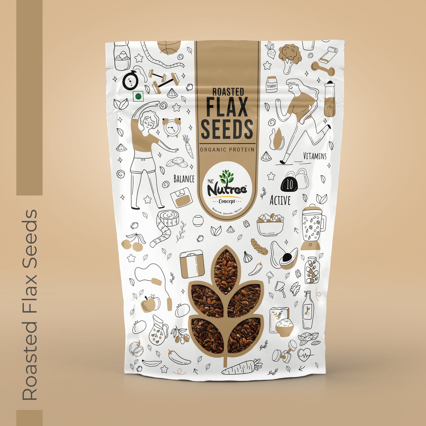 Roasted Flax Seeds - Nutrient Powerhouse for Wellness