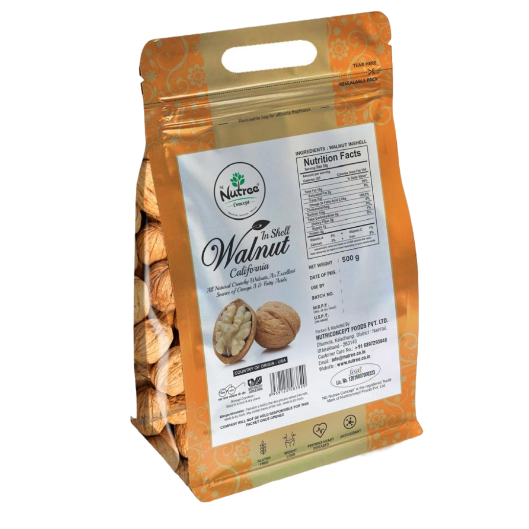 Walnut Inshell Calfornia - Nutree's Premium Walnut