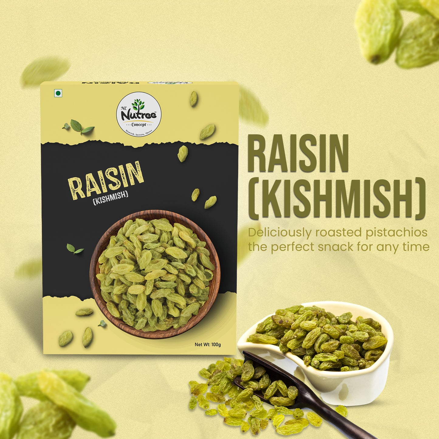 Kishmish Nature's Sweet Gems 100g Pack