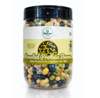 Nutree Power Protein Roasted Beans – 200g | High Protein Healthy Snack