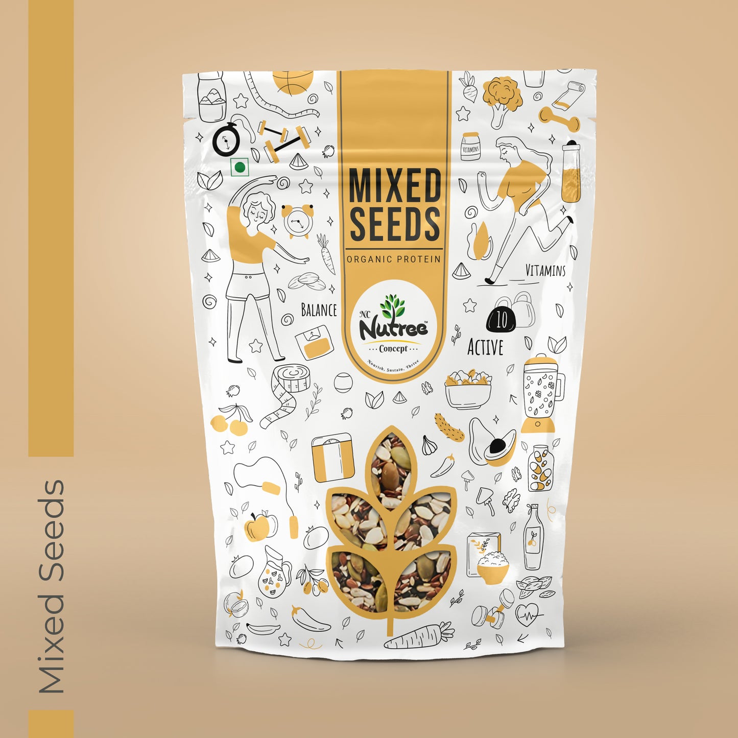 Mixed Seeds - Fuel Your Day with Nature's Goodness