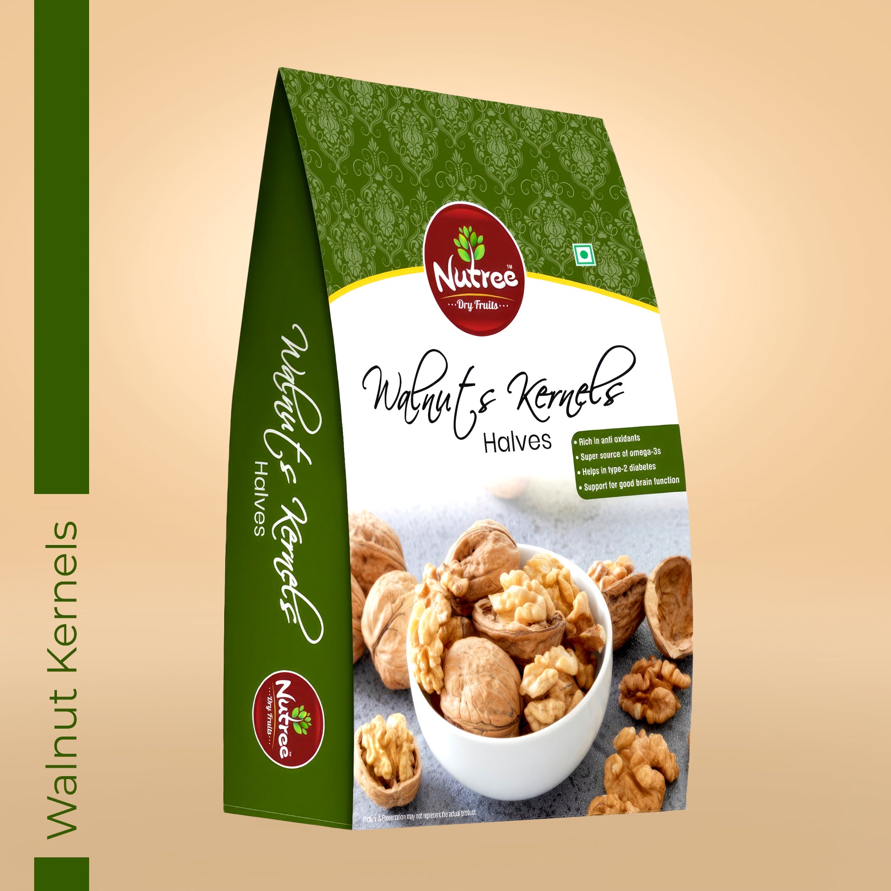 Walnuts Kernels Nature's Nutrientrich Delight Nutree Concept