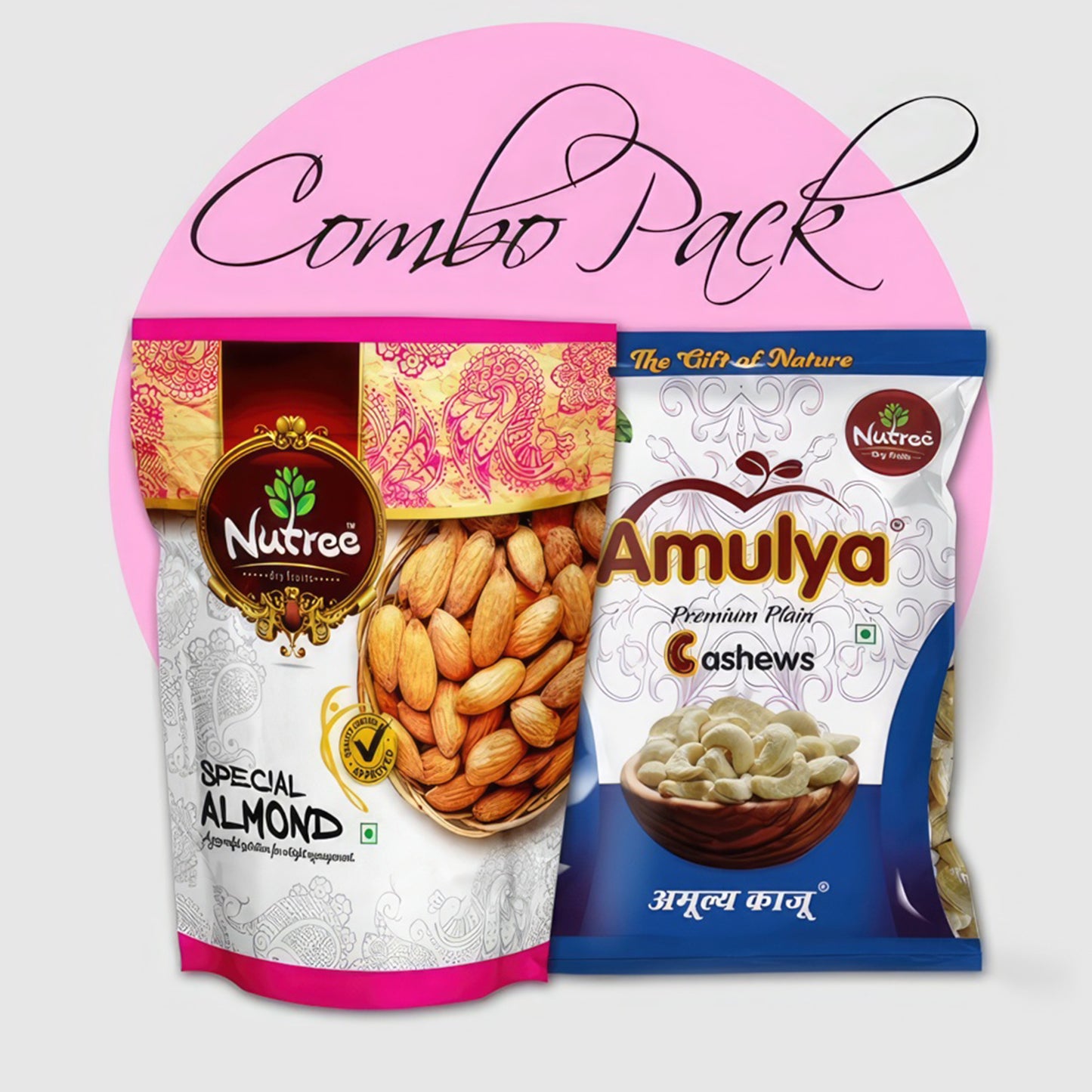 Combo Pack: Premium Plain Cashews & Special Almonds