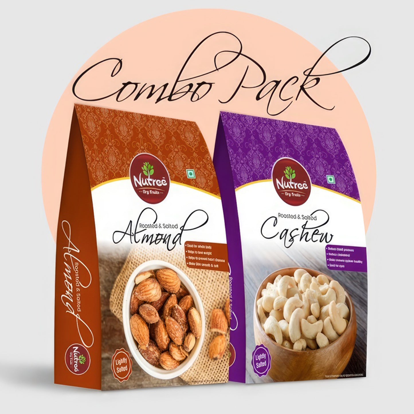 Combo Pack - Roasted Almonds & Cashews